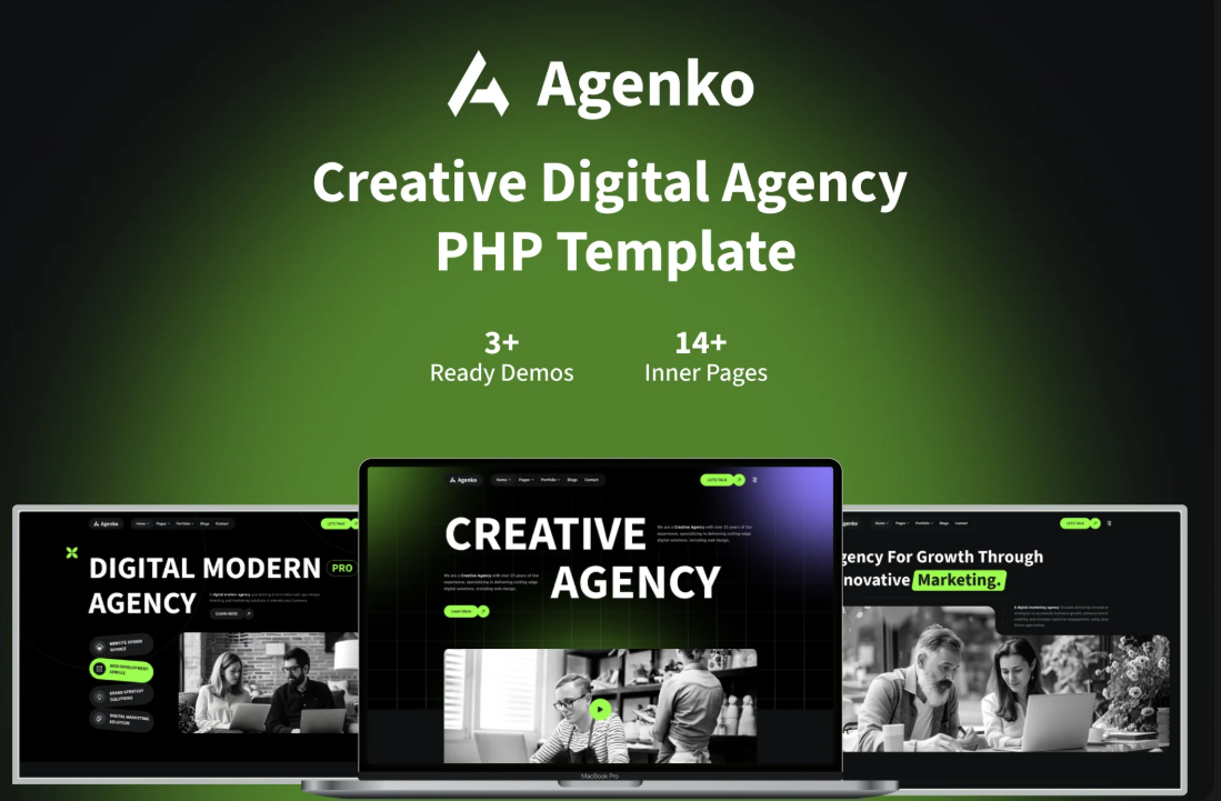 Agenko — Creative Digital Agency PHP Template