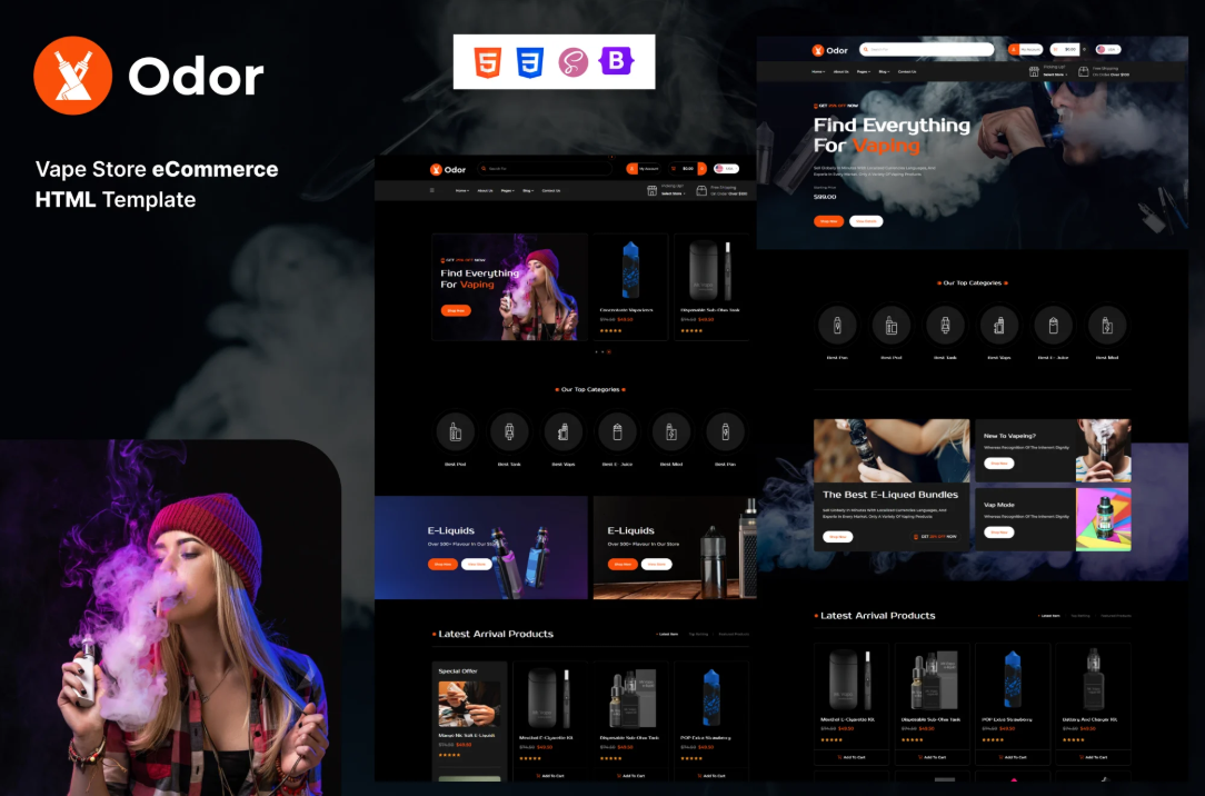eCommerce HTML Template